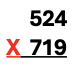 MULTI-STEP MULTIPLICATION: EXAMPLE OF 3 DIGIT PROBLEM