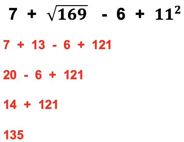 exponents and root expressions