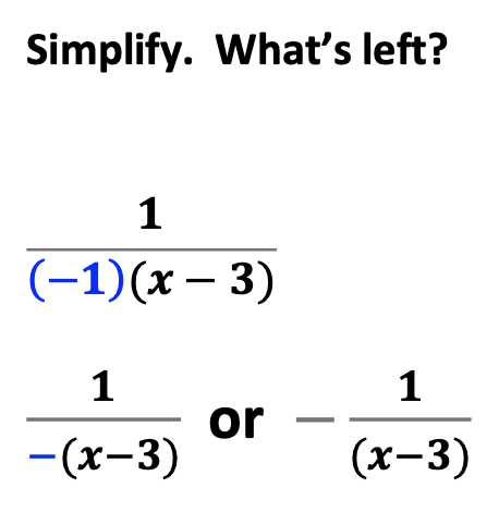 simplifying rational expressions