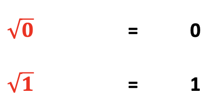 square and cube roots:  examples of answers for cubed roots