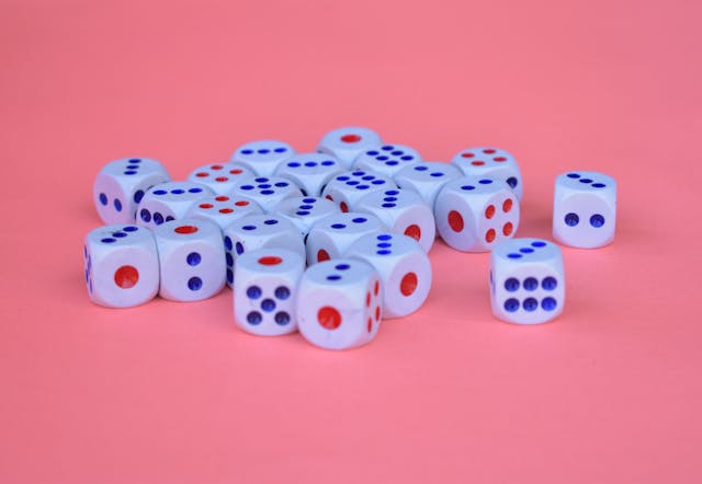 dice with dots