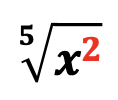 radicals with variables: in simplified form