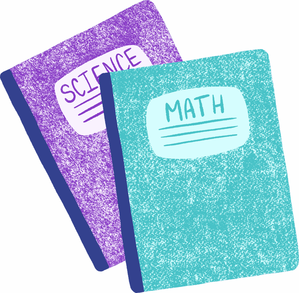 notebooks, composition, math, science, learning, back to school, school, writing